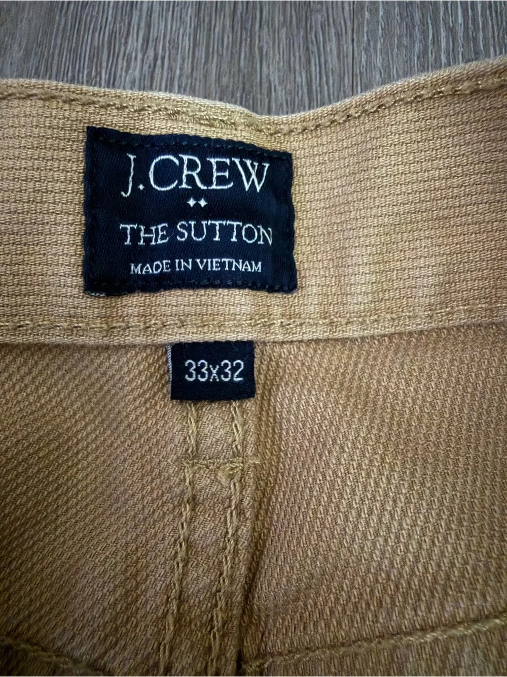 J. Crew Men's Tan Chino Pants Officewear Utility Casual Preppy